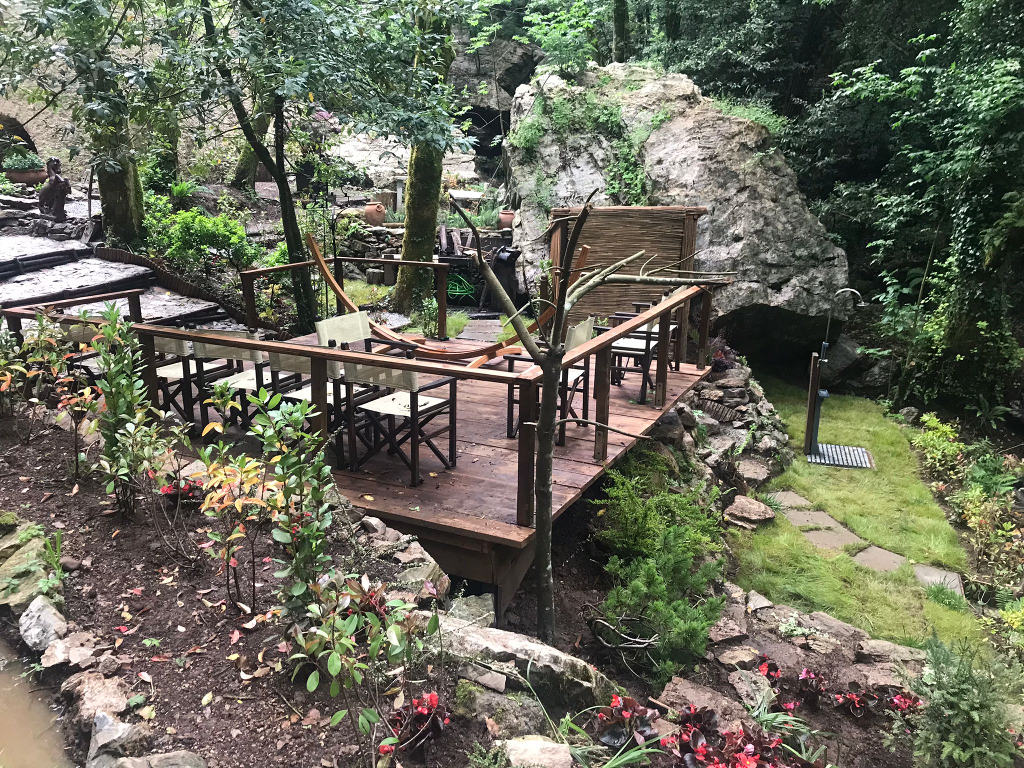 Cucina dell'antico mulino restaurato