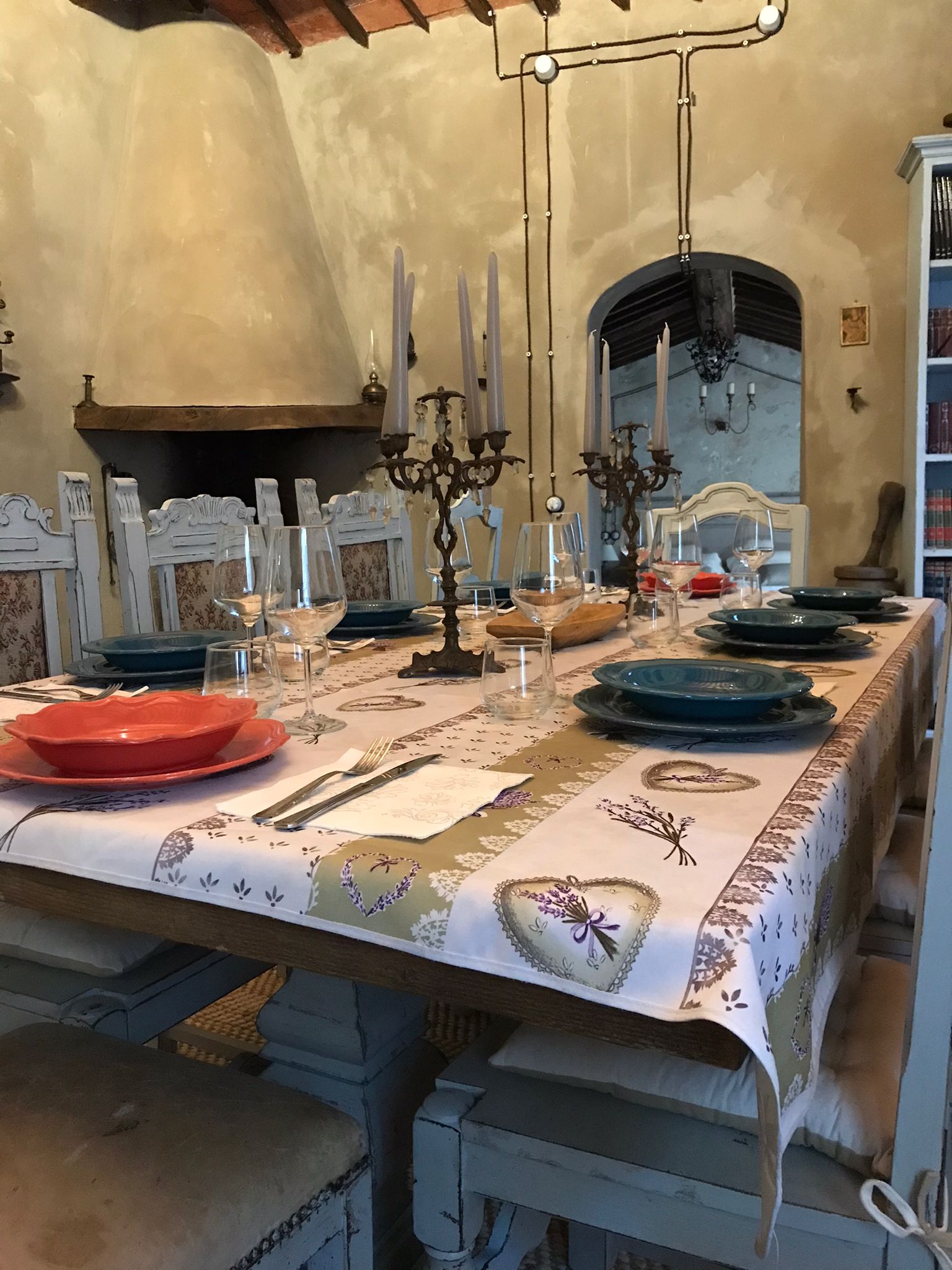 Sala da pranzo dell'antico mulino