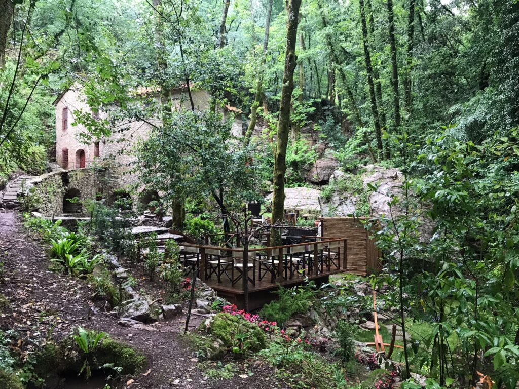 Antico mulino del Settecento nelle colline della Versilia