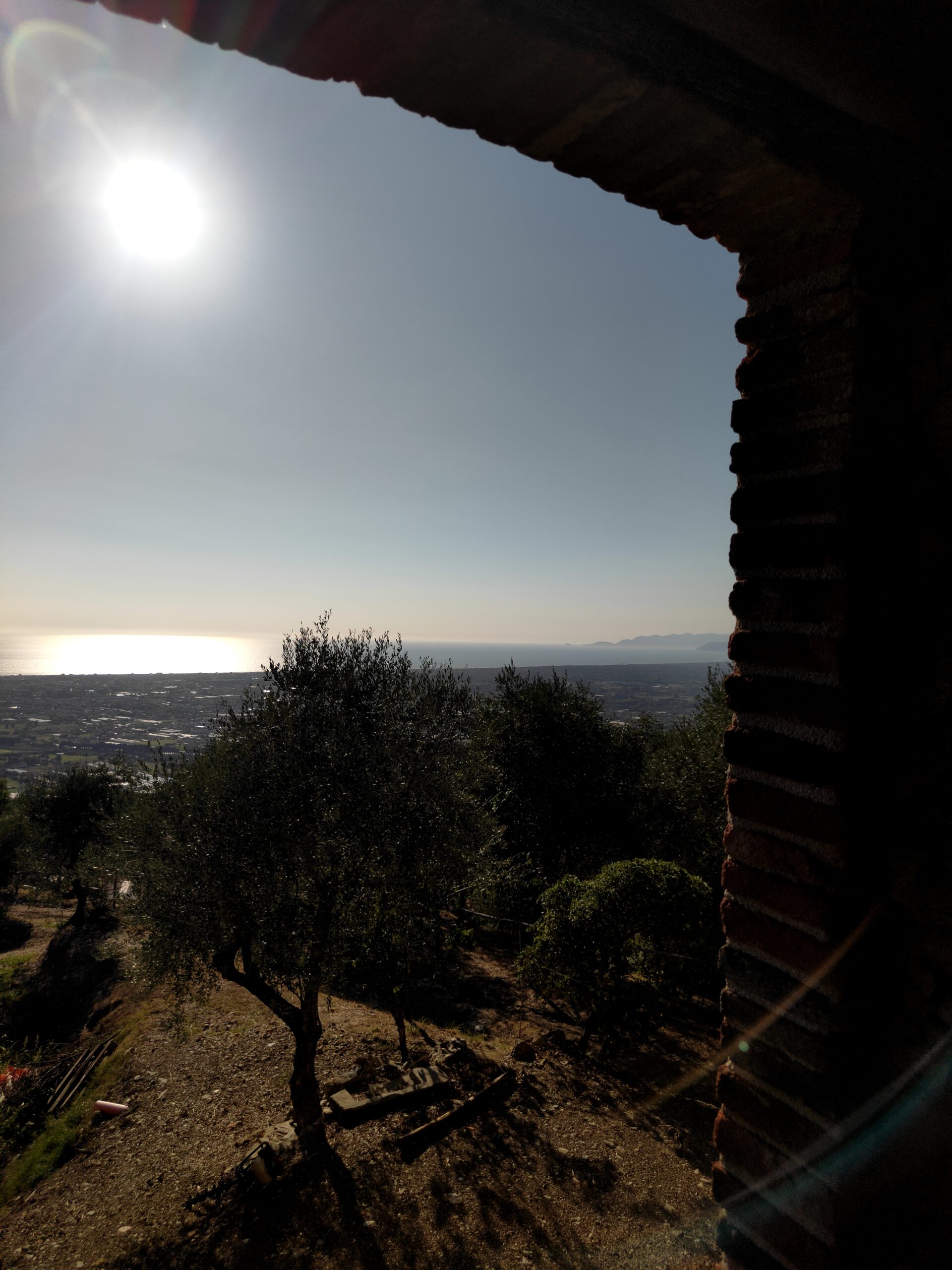 Podere Le Querce a Massarosa, vista panoramica verso il mare